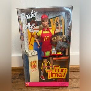 Barbie - Vintage McDonalds Fun Time Barbie and Kelly Dolls 2001 NRFB 🍟